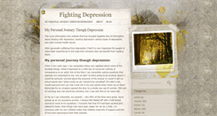 Desktop Screenshot of fightingdepression.co.uk
