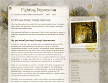 Tablet Screenshot of fightingdepression.co.uk